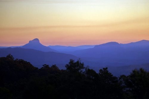 Layered sunset